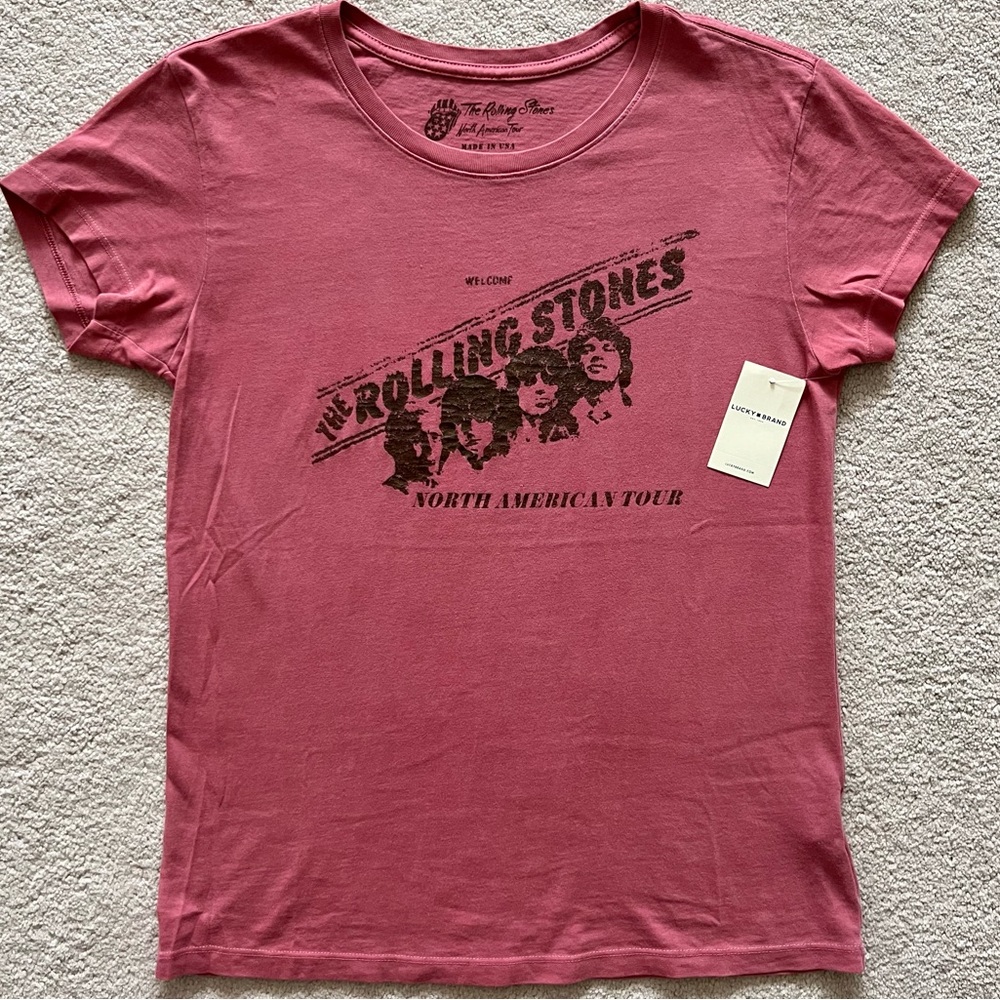 Lucky Brand vintage Rolling Stones concert t-shirt XS NWT